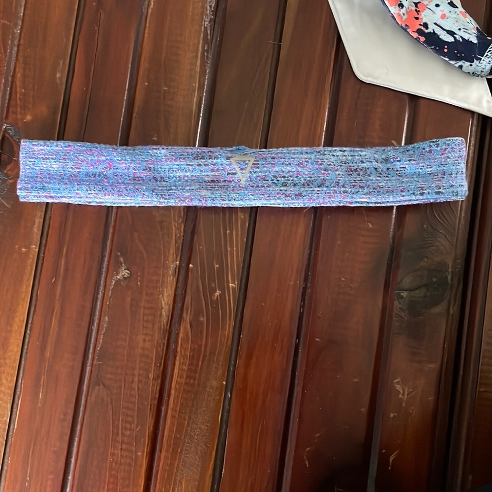 Multicolored blue and purple headband from Ivivva